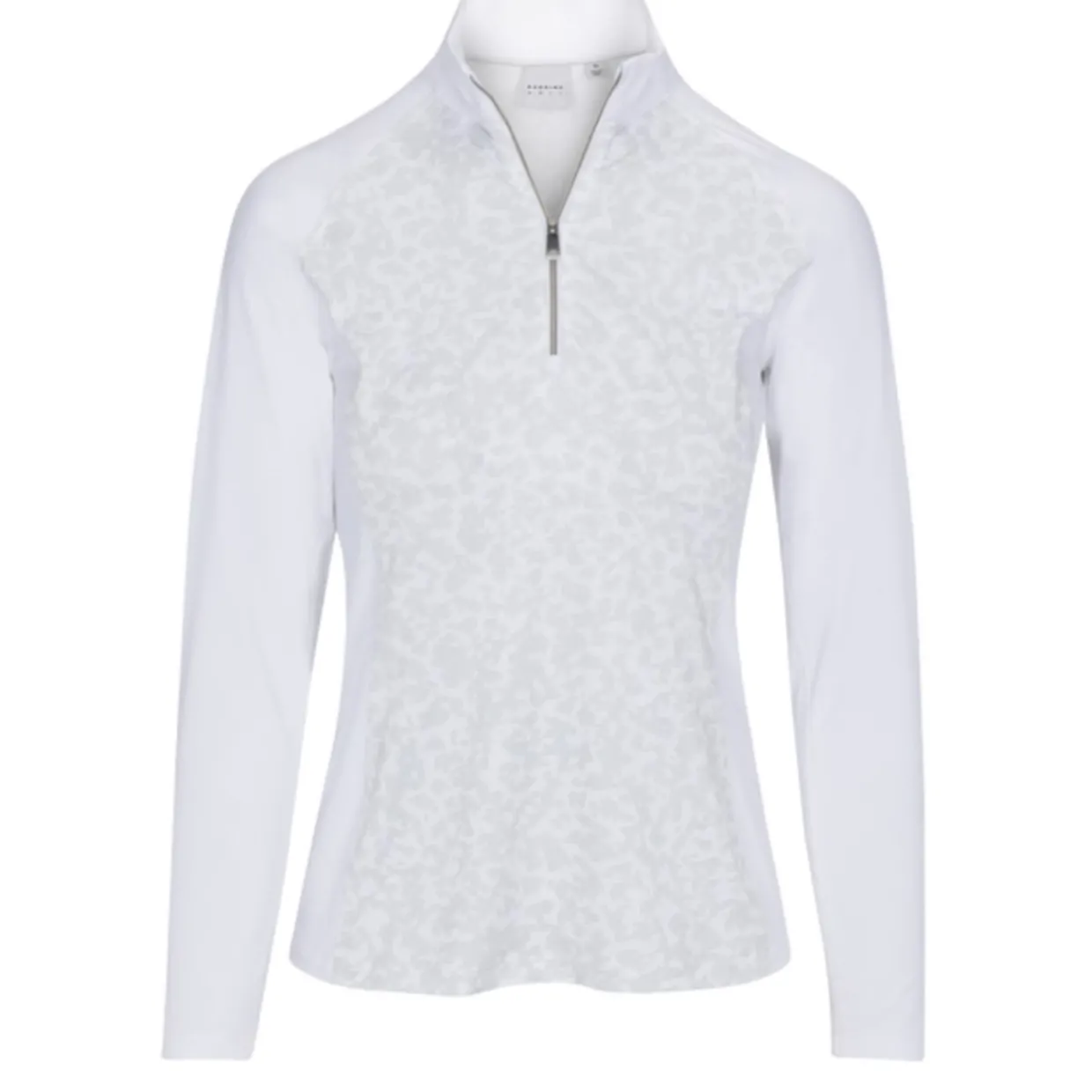 Dunning Ladies Golf Apparel^Aya Jerey Perforance 1/4 Zip Outerwear Puover Gof Appare