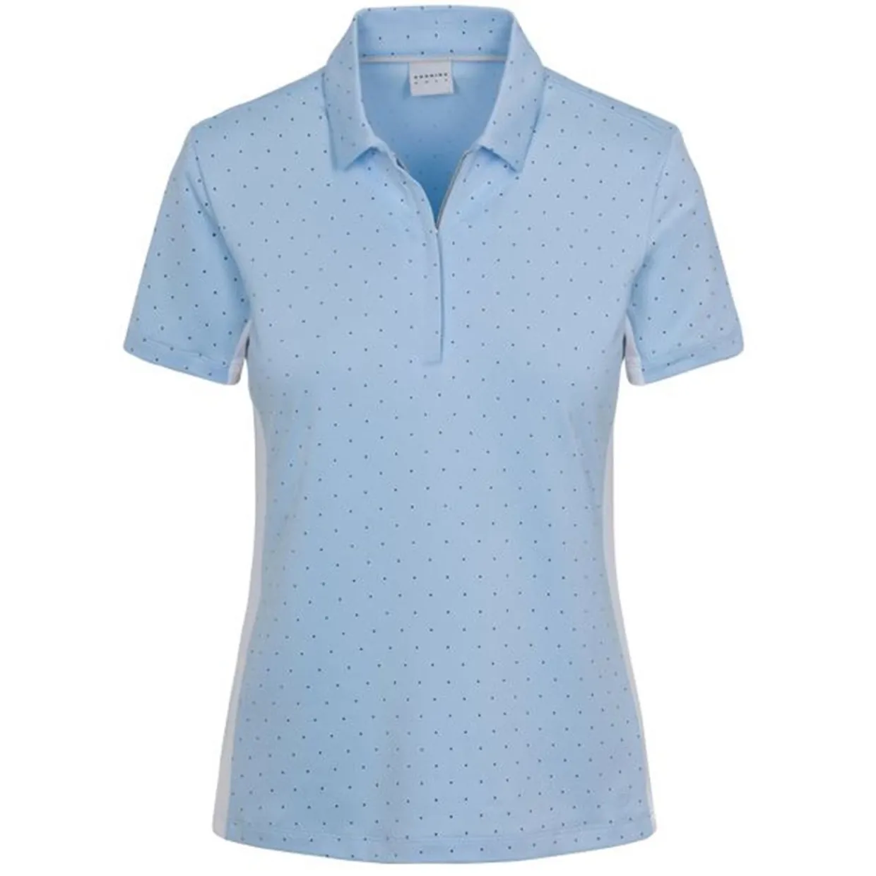 Dunning Ladies Golf Apparel^Baina Jerey Perforance hirt Poo hort eeve Gof Appare