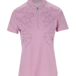 Dunning Ladies Golf Apparel^Eiih Jerey Perforance hirt Poo hort eeve Gof Appare