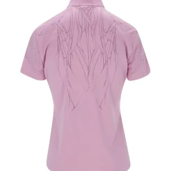 Dunning Ladies Golf Apparel^Eiih Jerey Perforance hirt Poo hort eeve Gof Appare