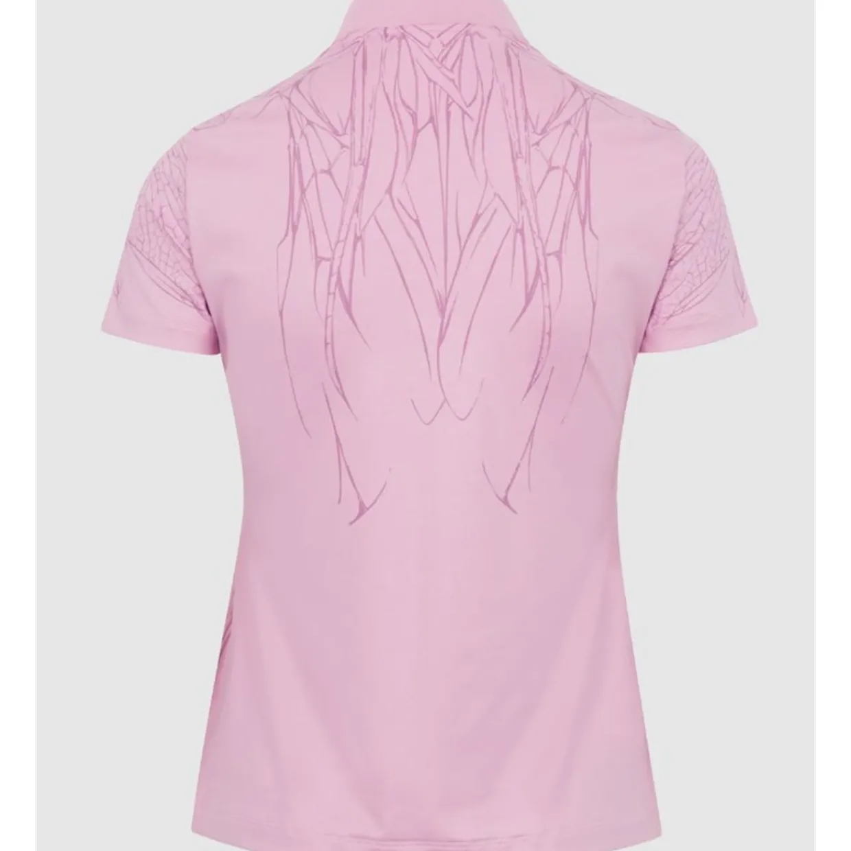 Dunning Ladies Golf Apparel^Eiih Jerey Perforance hirt Poo hort eeve Gof Appare