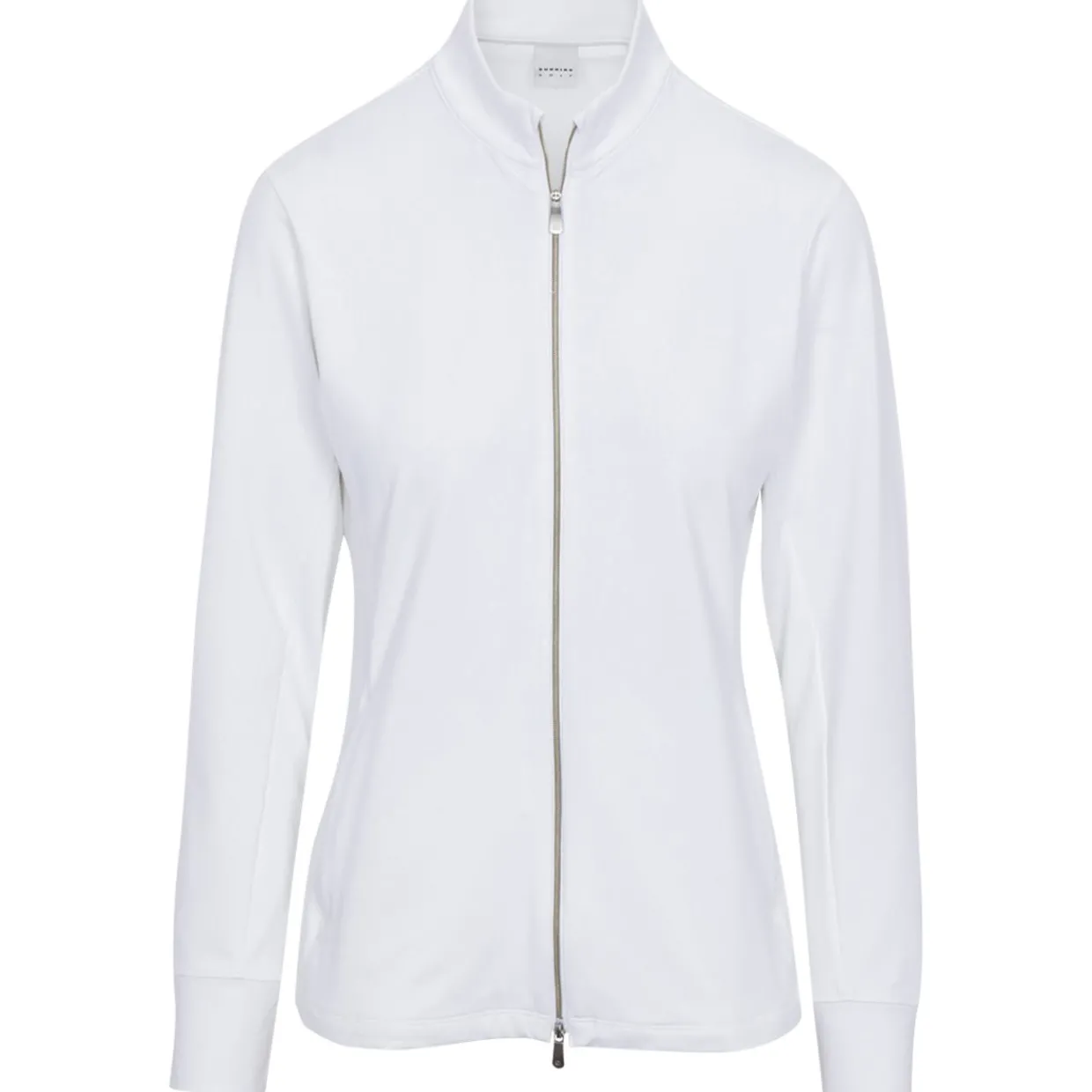 Dunning Ladies Golf Apparel^Faow Eboed Jerey Perforance Fu-Zip Outerwear Jacket Gof Appare
