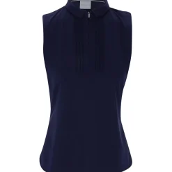 Dunning Ladies Golf Apparel^Freya Jerey Perforance eevee hirt Poo hort eeve Gof Appare