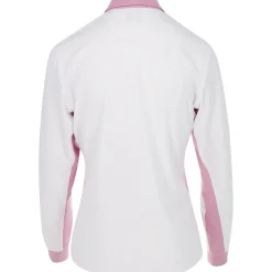 Dunning Ladies Golf Apparel^oira Ventiated Perforance hirt Poo ong eeve Gof Appare