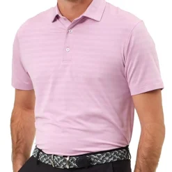 Dunning Golf Shirts^Norwood Obre tripe Perforance hirt Poo hort eeve Gof Appare