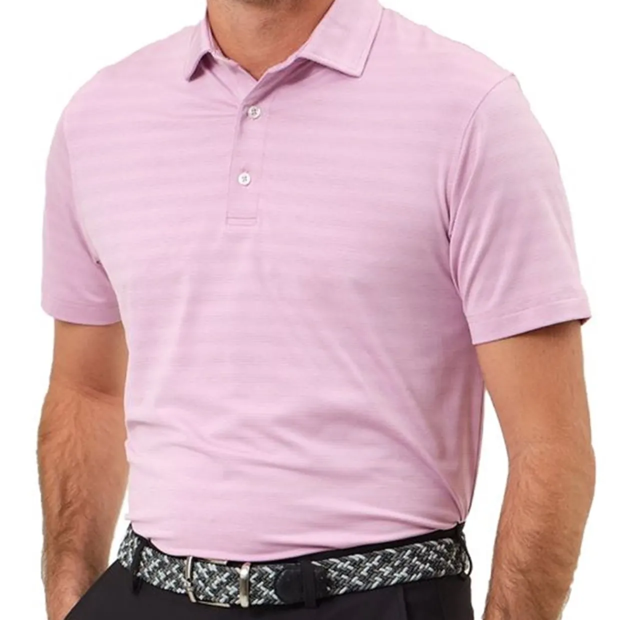 Dunning Golf Shirts^Norwood Obre tripe Perforance hirt Poo hort eeve Gof Appare