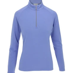 Dunning Ladies Golf Apparel^Payer Jerey Perforance 1/4 Zip Outerwear Puover Gof Appare