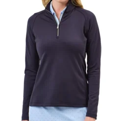 Dunning Ladies Golf Apparel^Payer Jerey Perforance 1/4 Zip Outerwear Puover Gof Appare