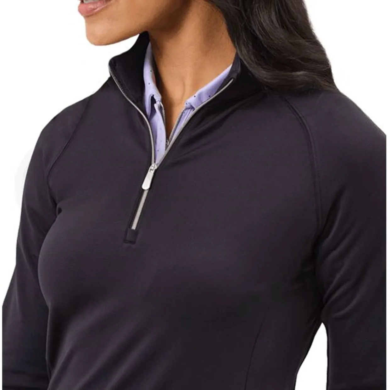 Dunning Ladies Golf Apparel^Payer Jerey Perforance 1/4 Zip Outerwear Puover Gof Appare