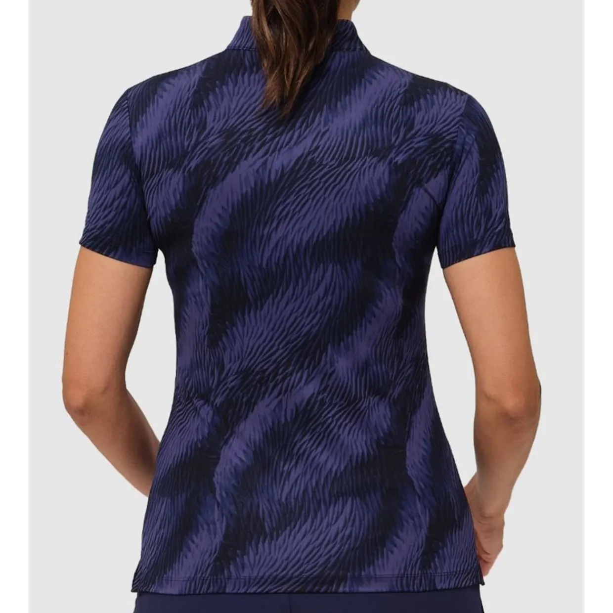 Dunning Ladies Golf Apparel^Rhona Ventiated Perforance hirt Poo hort eeve Gof Appare