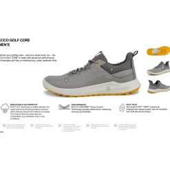 ECCO Spikeless Golf Shoes|Mens Golf Shoes^Golf Core Spikeless Golf Shoes