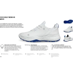 ECCO Mens Golf Shoes|Spikeless Golf Shoes^Golf Biom H5 Spikeless Golf Shoes