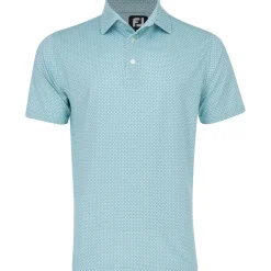 FootJoy Mens Golf Apparel|Golf Shirts^Dot Geo Print ie hirt Poo hort eeve Gof Appare