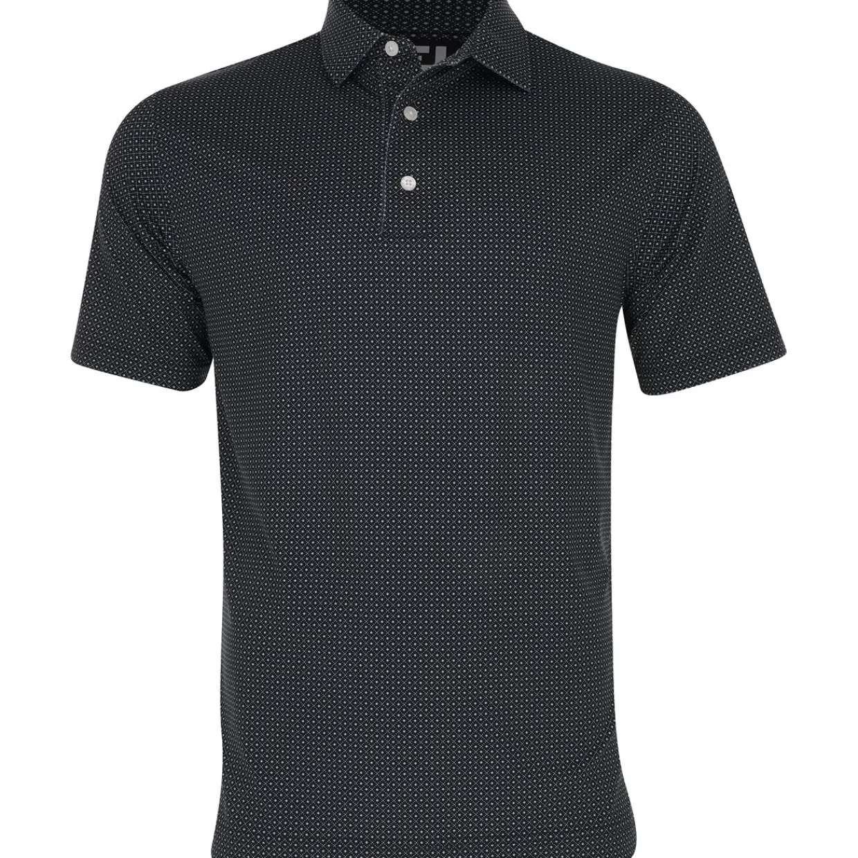 FootJoy Mens Golf Apparel|Golf Shirts^Dot Geo Print ie hirt Poo hort eeve Gof Appare