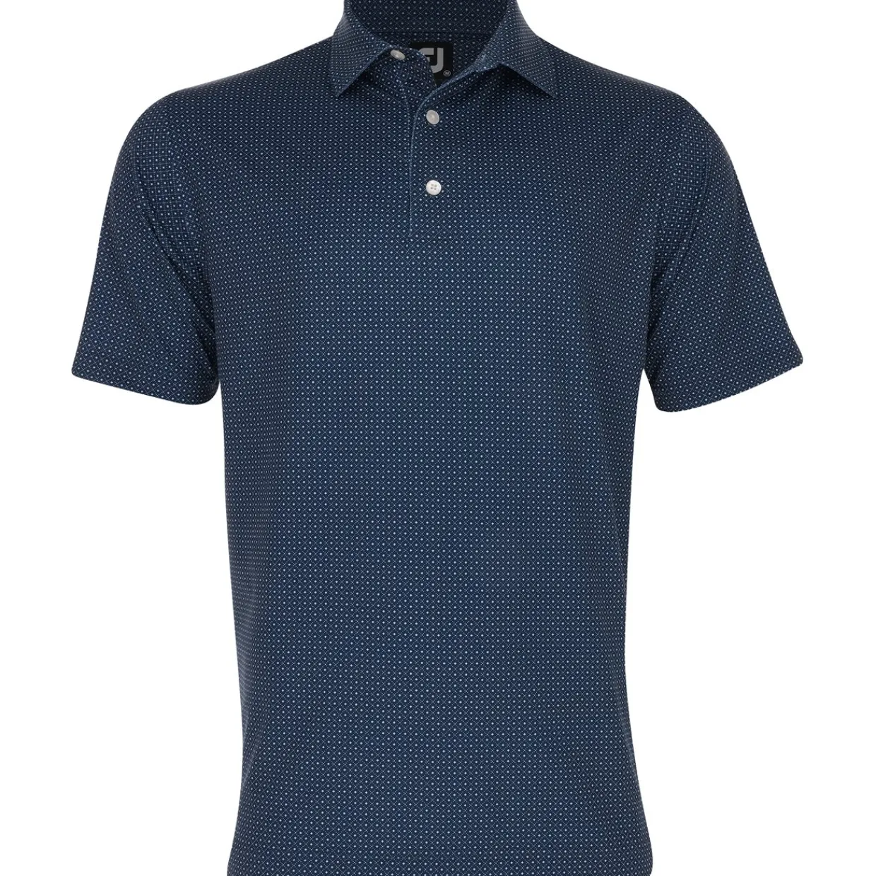 FootJoy Mens Golf Apparel|Golf Shirts^Dot Geo Print ie hirt Poo hort eeve Gof Appare