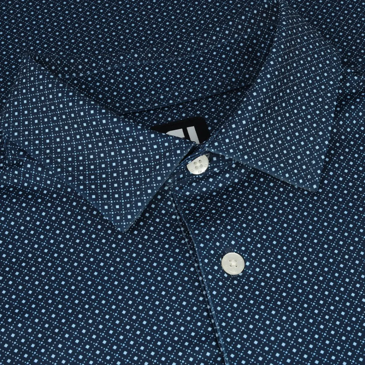 FootJoy Mens Golf Apparel|Golf Shirts^Dot Geo Print ie hirt Poo hort eeve Gof Appare