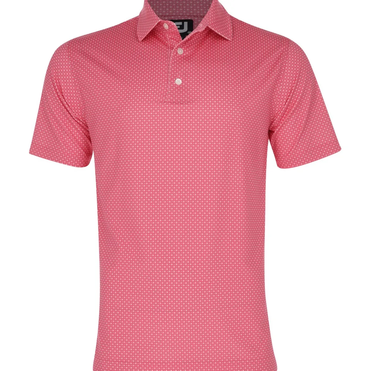 FootJoy Mens Golf Apparel|Golf Shirts^Dot Geo Print ie hirt Poo hort eeve Gof Appare