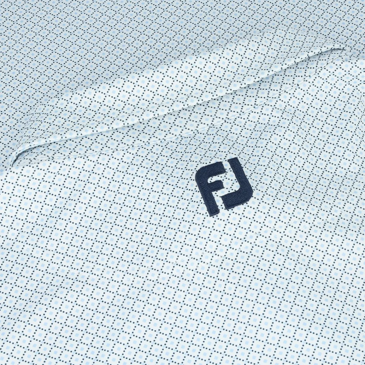 FootJoy Mens Golf Apparel|Golf Shirts^Dot Geo Print ie hirt Poo hort eeve Gof Appare