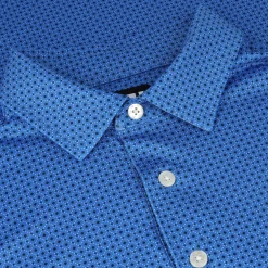 FootJoy Mens Golf Apparel|Golf Shirts^Dot Geo Print ie hirt Poo hort eeve Gof Appare