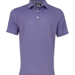 FootJoy Mens Golf Apparel|Golf Shirts^Dot Geo Print ie hirt Poo hort eeve Gof Appare