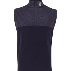 FootJoy Mens Golf Apparel|Outerwear^Tour ogo Heather Yoke Haf-Zip Previou eaon Appare tye Outerwear Vet Gof Appare