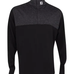 FootJoy Mens Golf Apparel|Outerwear^Tour ogo Heather Yoke Haf Zip id-ayer Previou eaon Appare tye Outerwear Puover Gof Appare