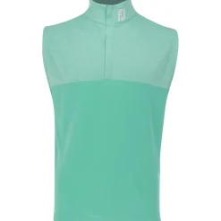FootJoy Mens Golf Apparel|Outerwear^Tour ogo Heather Yoke Haf-Zip Previou eaon Appare tye Outerwear Vet Gof Appare