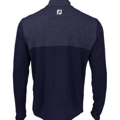 FootJoy Mens Golf Apparel|Outerwear^Tour ogo Heather Yoke Haf Zip id-ayer Previou eaon Appare tye Outerwear Puover Gof Appare