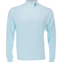FootJoy Mens Golf Apparel|Outerwear^Tour ogo Heather Yoke Haf Zip id-ayer Outerwear Puover Gof Appare