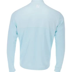 FootJoy Mens Golf Apparel|Outerwear^Tour ogo Heather Yoke Haf Zip id-ayer Outerwear Puover Gof Appare