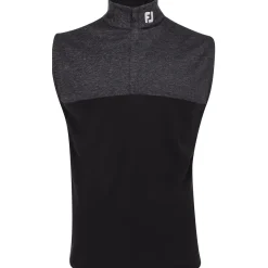 FootJoy Mens Golf Apparel|Outerwear^Tour ogo Heather Yoke Haf-Zip Previou eaon Appare tye Outerwear Vet Gof Appare