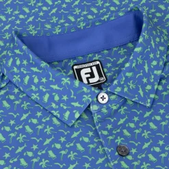 FootJoy Golf Shirts^Beach Print ie Previou eaon Appare tye hirt Poo hort eeve Gof Appare