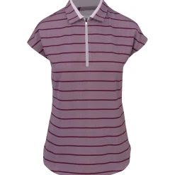 FootJoy Ladies Golf Apparel^Cap eeve Birdeye tripe Previou eaon Appare tye hirt Poo hort eeve Gof Appare