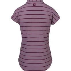 FootJoy Ladies Golf Apparel^Cap eeve Birdeye tripe Previou eaon Appare tye hirt Poo hort eeve Gof Appare