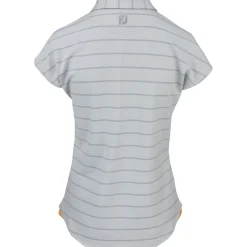FootJoy Ladies Golf Apparel^Cap eeve Birdeye tripe Previou eaon Appare tye hirt Poo hort eeve Gof Appare