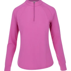 FootJoy Ladies Golf Apparel^Eboed 1/4 Zip Outerwear Puover Gof Appare