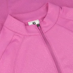 FootJoy Ladies Golf Apparel^Eboed 1/4 Zip Outerwear Puover Gof Appare