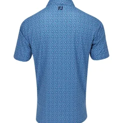 FootJoy Golf Shirts^Geoetry Print Previou eaon Appare tye hirt Poo hort eeve Gof Appare
