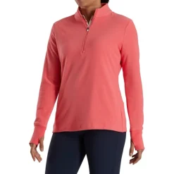 FootJoy Ladies Golf Apparel^Haf Zip Feece idayer Previou eaon Appare tye Outerwear Puover Gof Appare