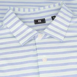 FootJoy Golf Shirts^Heather tripe ie hirt Poo hort eeve Gof Appare