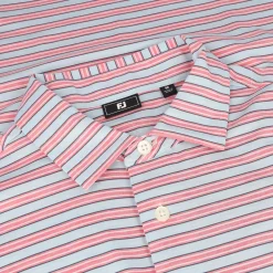 FootJoy Golf Shirts^Heather tripe ie hirt Poo hort eeve Gof Appare