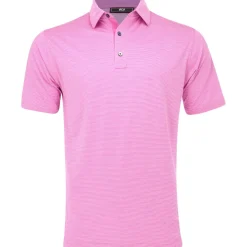 FootJoy Golf Shirts^Heather tripe ef Coar Previou eaon Appare tye hirt Poo hort eeve Gof Appare
