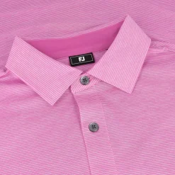 FootJoy Golf Shirts^Heather tripe ef Coar Previou eaon Appare tye hirt Poo hort eeve Gof Appare