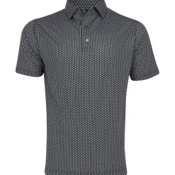FootJoy Mens Golf Apparel|Golf Shirts^Houndtooth Geo ie hirt Poo hort eeve Gof Appare