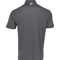 FootJoy Mens Golf Apparel|Golf Shirts^Houndtooth Geo ie hirt Poo hort eeve Gof Appare