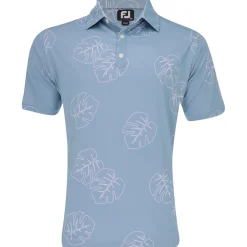 FootJoy Golf Shirts^Junge eaf Print ie ef Coar Previou eaon Appare tye hirt Poo hort eeve Gof Appare