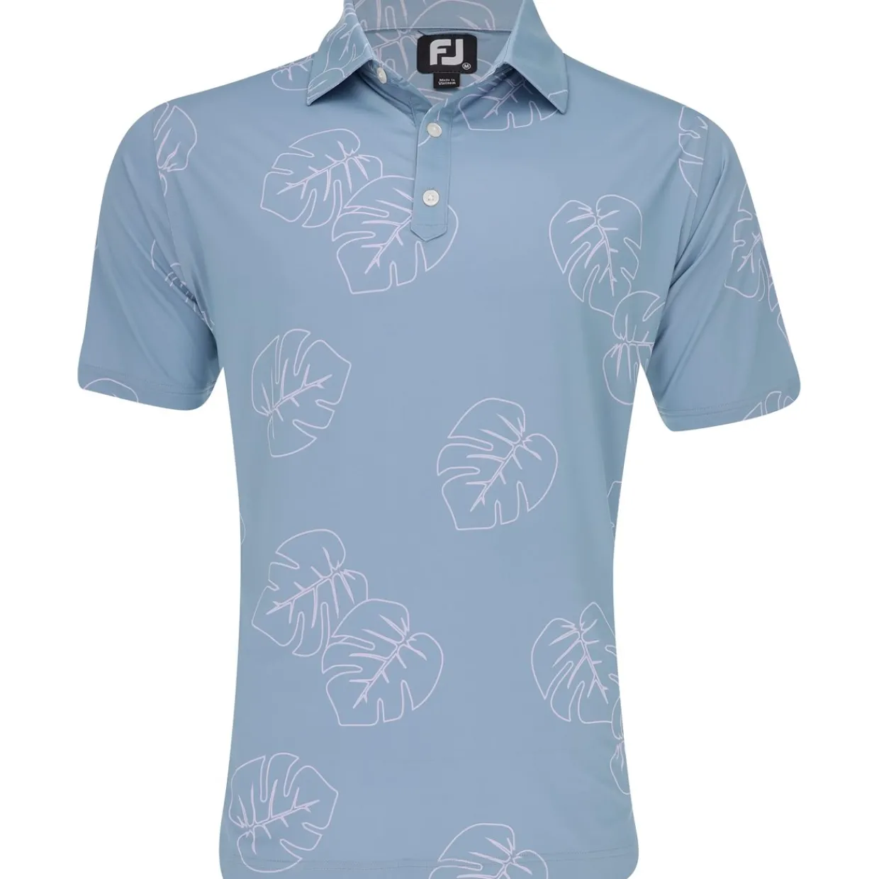 FootJoy Golf Shirts^Junge eaf Print ie ef Coar Previou eaon Appare tye hirt Poo hort eeve Gof Appare