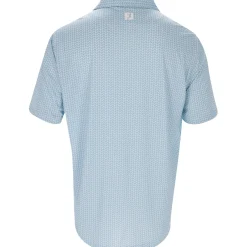FootJoy Golf Shirts^eaf Print Previou eaon Appare tye hirt Poo hort eeve Gof Appare