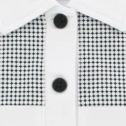 FootJoy Ladies Golf Apparel^ie Dot Print Yoke Previou eaon Appare tye hirt Poo hort eeve Gof Appare