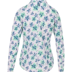 FootJoy Ladies Golf Apparel^/ Fora un Protection Previou eaon Appare tye hirt Poo ong eeve Gof Appare